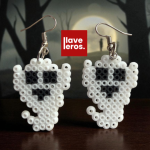 Aretes fantasma pixel art 👻