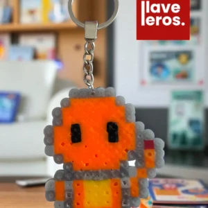 🔑 Llavero Pixel Charmander 🔥🧡