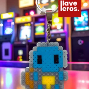 🔑 Llavero Pixel Squirtle 🌊🐢💙