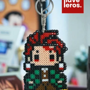 🔑 Llavero Pixel Tanjiro 🗡️🌊