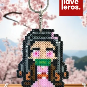 🔑 Llavero Pixel Nezuko 🌸👹