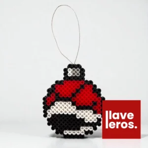 🔴 Esfera Navideña Caparazón Rojo Koopa 🐢 | Adorno de Píxeles Mario Bros. 👾 Retro Gamer