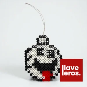 👻 Esfera Navideña Fantasma Boo 1 👅 | Adorno de Píxeles Blanco Mario Bros. 👾 Retro Gamer