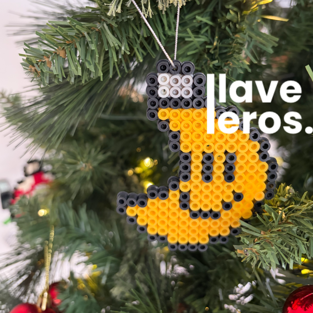 🌙 Esfera Navideña Luna 3-Up (Tres Vidas) 🌟 | Adorno de Píxeles Mario Bros. 👾 Retro Gamer - Imagen 2