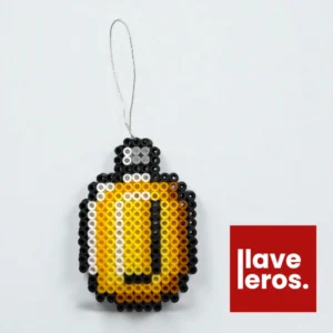 💰 Esfera Navideña Moneda Dorada Mario Bros. 🪙 | Adorno de Píxeles Amarillo 👾 Retro Gamer